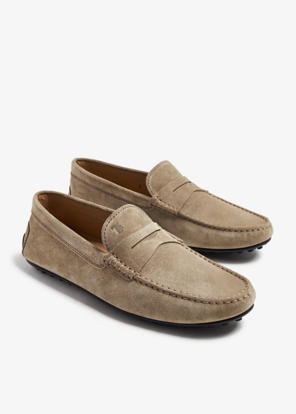 Tod s City Gommino driving shoes for Men Beige in UAE Level Shoes