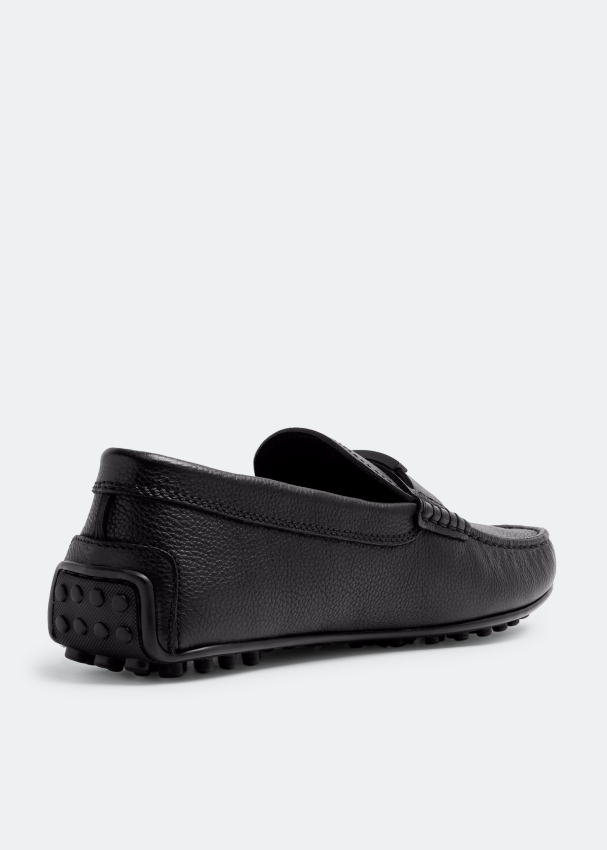Tod's Timeless Gommino driving loafers for Men - Black in Tod's Timeless Gommino driving loafers for Men - Black in
