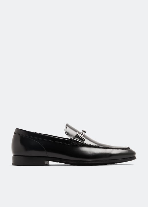 Tod's Formal leather loafers for Men - Black in UAE | Level Shoes