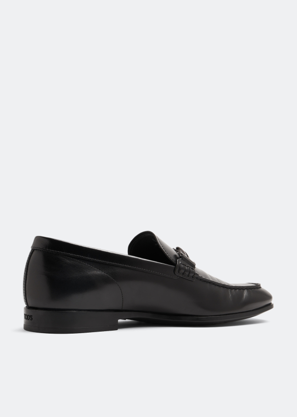 Mens black hotsell dress shoes loafers