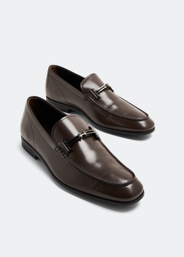 Tod s Formal leather loafers for Men Brown in UAE Level Shoes