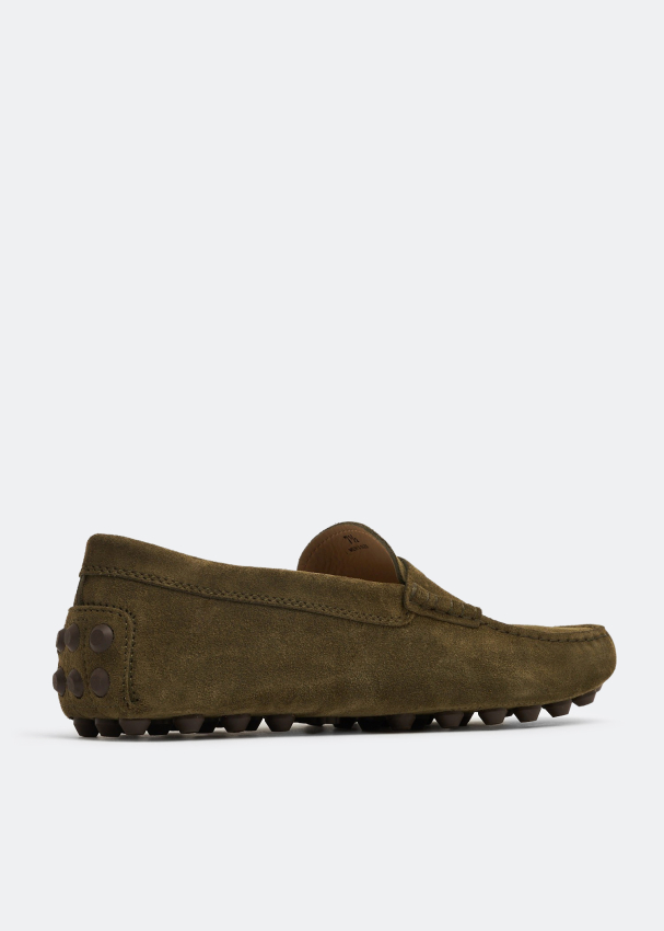 Tod's green loafers online