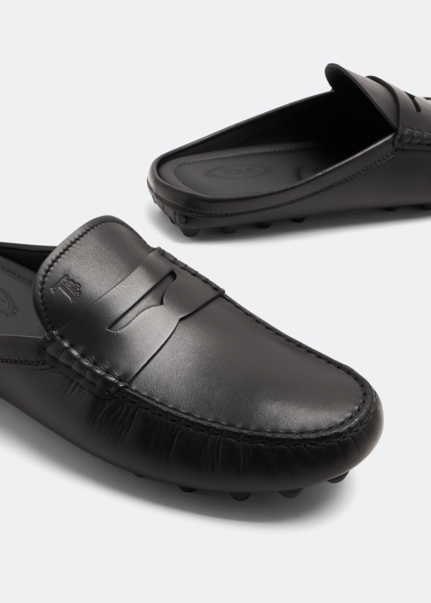 Mens leather shop mules