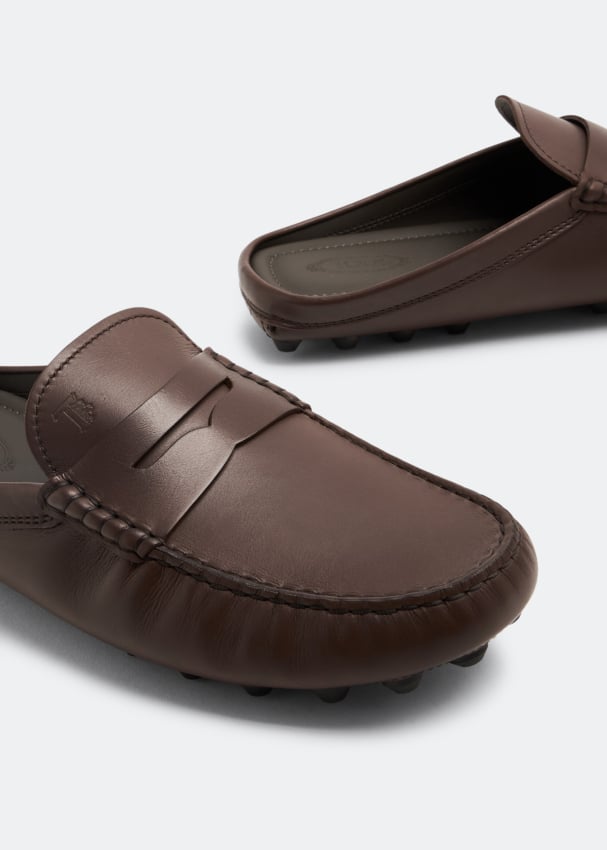 Mens leather shop mules