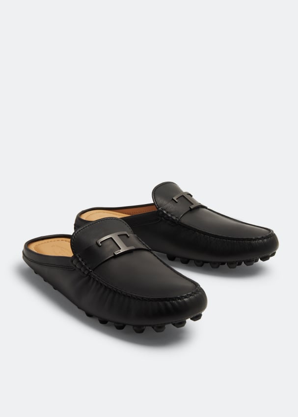 Tod s T Timeless slippers for Men Black in UAE Level Shoes