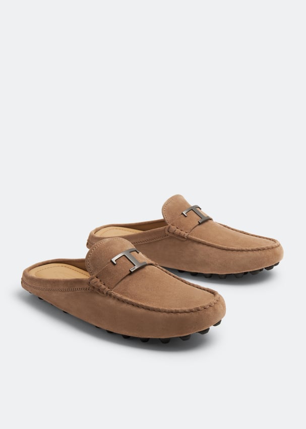 Tod s T Timeless slippers for Men Brown in Kuwait Level Shoes