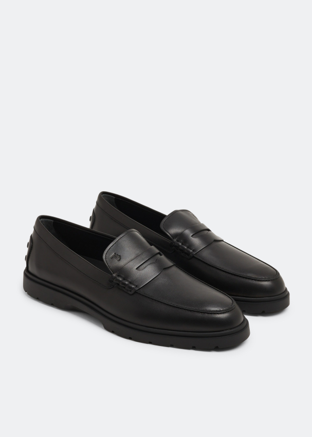 Tod s Penny leather loafers for Men Black in UAE Level Shoes