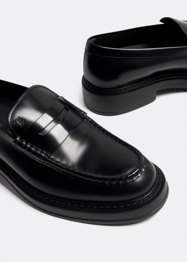 Tod s Leather loafers for Men Black in UAE Level Shoes