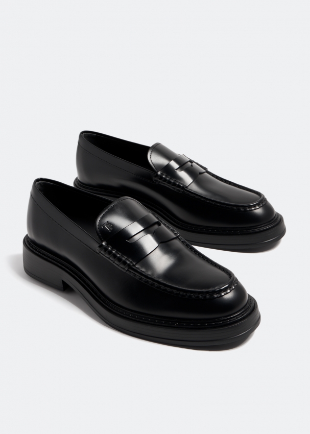 Tod s Leather loafers for Men Black in UAE Level Shoes