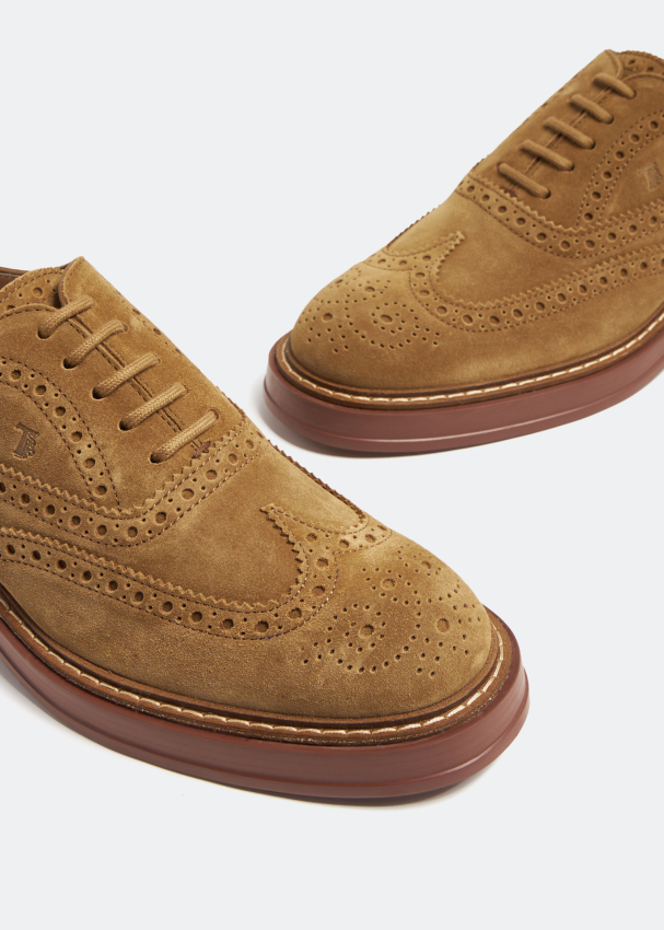 Tod s Suede lace up shoes for Men Brown in UAE Level Shoes