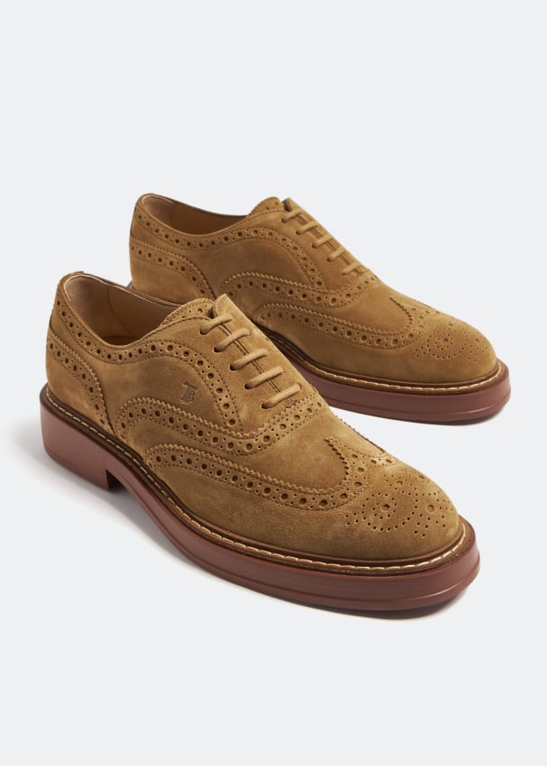 Suede brogue on sale