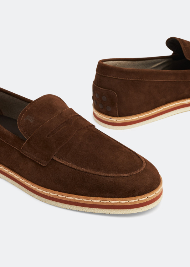 mens suede loafers