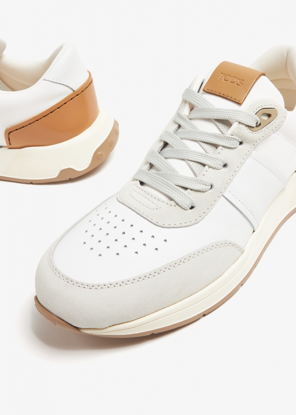 Tod s Leather sneakers for Men White in UAE Level Shoes