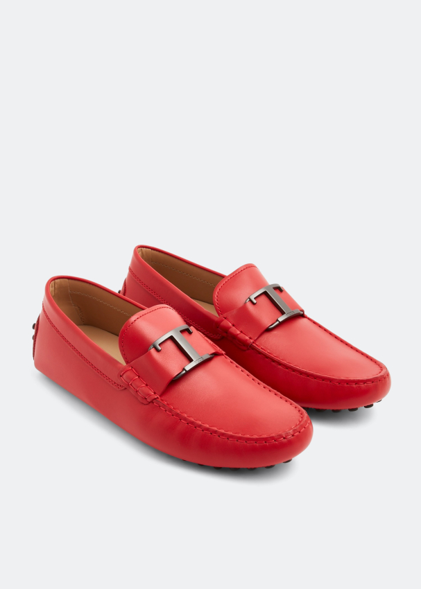 Red loafers on sale