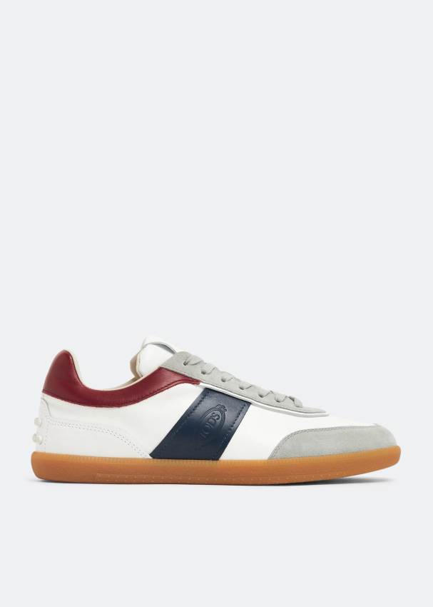 Tod's white leather sneakers new arrivals
