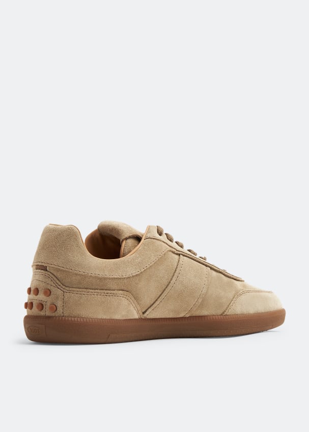 Tod s Tabs suede sneakers for Men Beige in UAE Level Shoes
