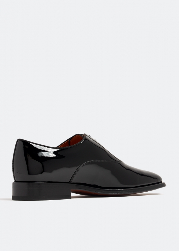 Mens patent leather uniform shoes online