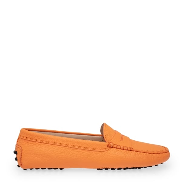 Orange driving shoes top