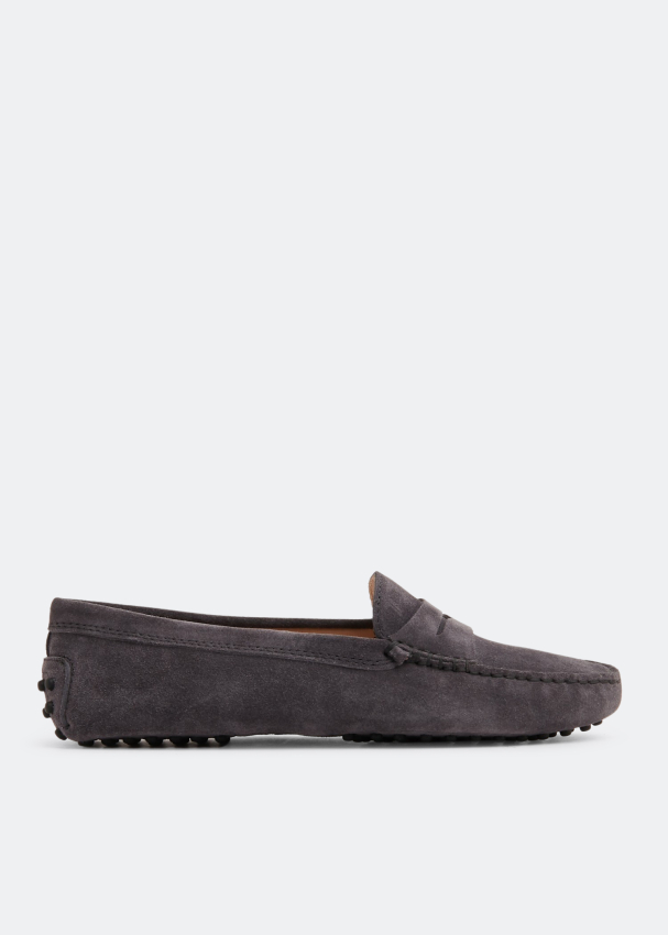 Grey hot sale driving loafers