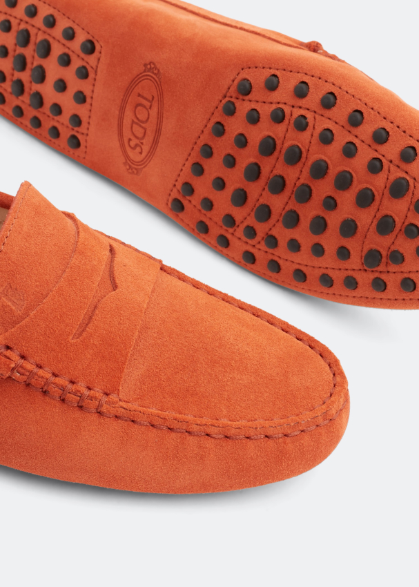 Orange tods loafers discount
