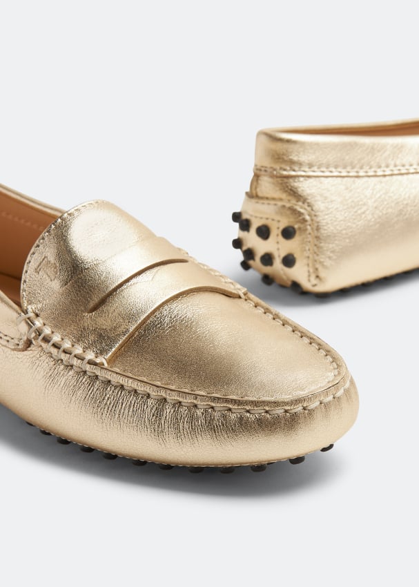 Tod s Gommino driving loafers for Women Gold in UAE Level Shoes