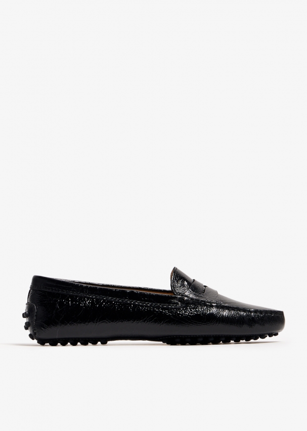 Tod's leather driving shoes best sale