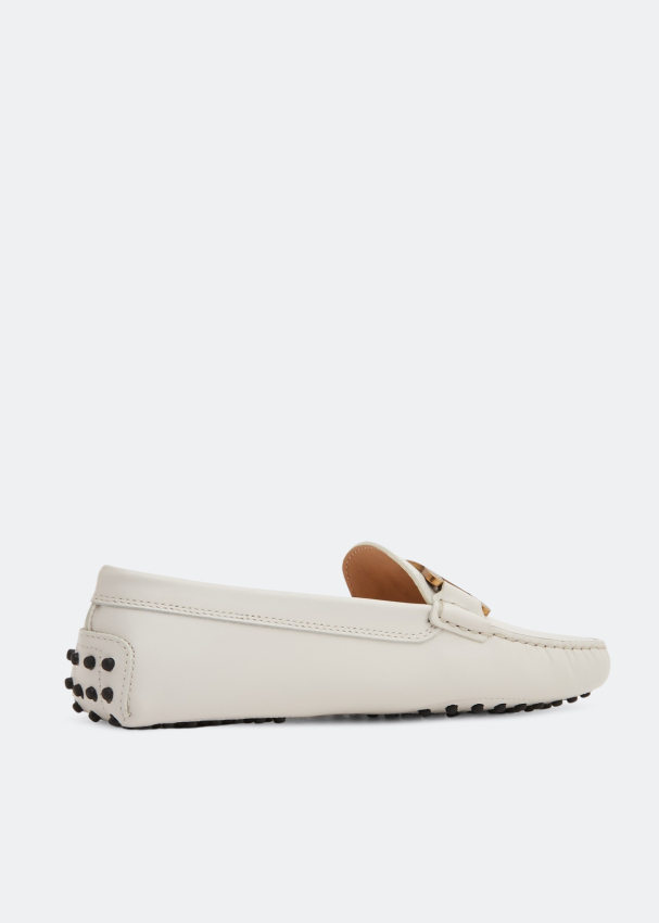 Tod s Kate Gommino driving loafers for Women White in UAE