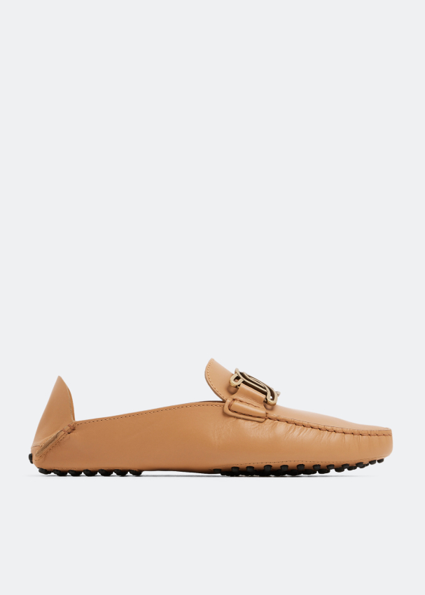 Tods leather mules sales