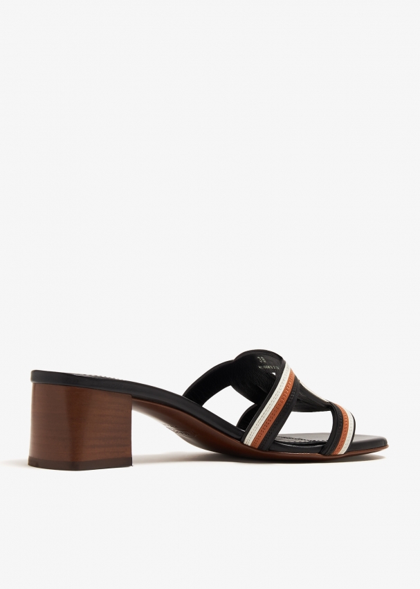 Tod's Kate sandals for Women - Black in UAE | Level Shoes