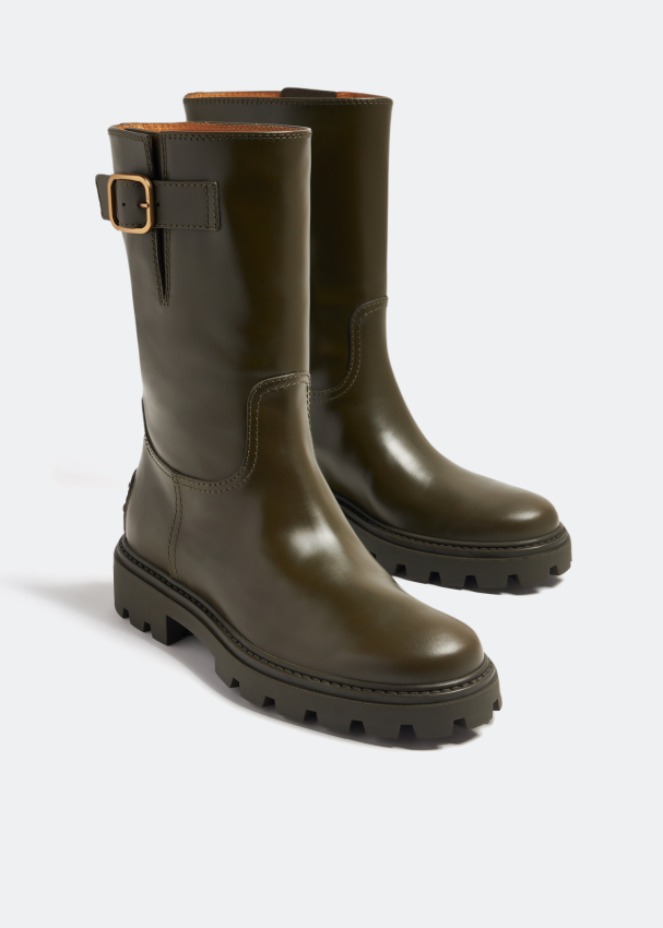 Tods biker shop boots