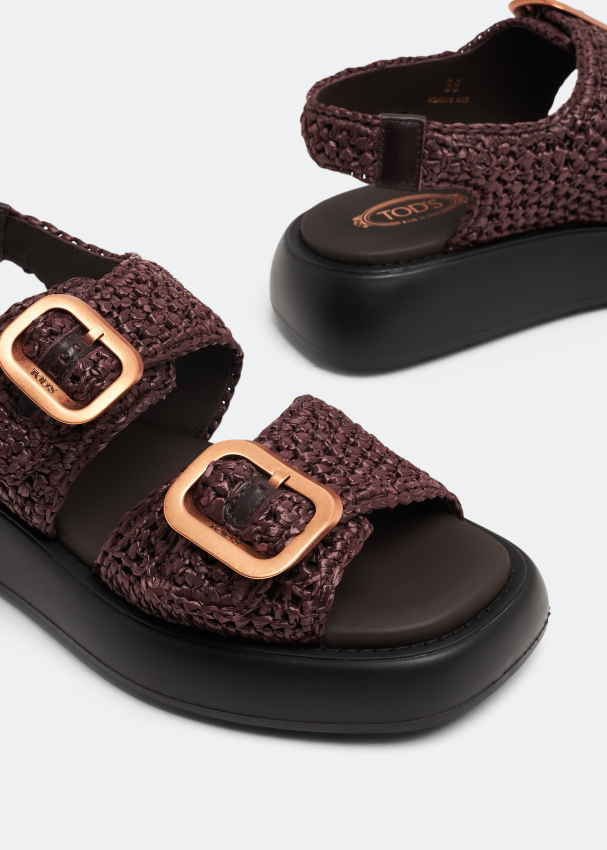 Dune 2024 raffia sandals