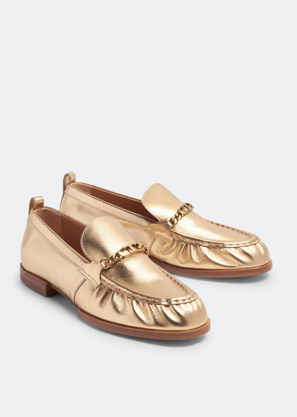 Gold loafers online
