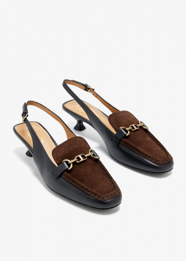 Slingback loafers top