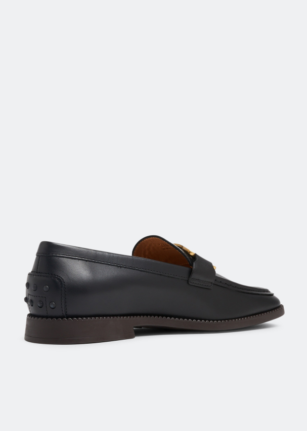 Tod s Kate leather loafers for Women Black in KSA Level Shoes