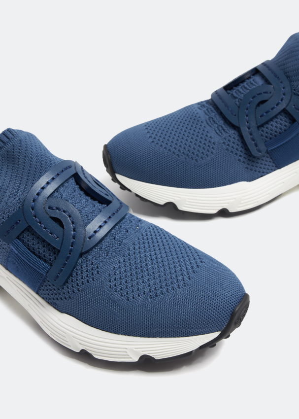 Blue slip on sneakers new arrivals