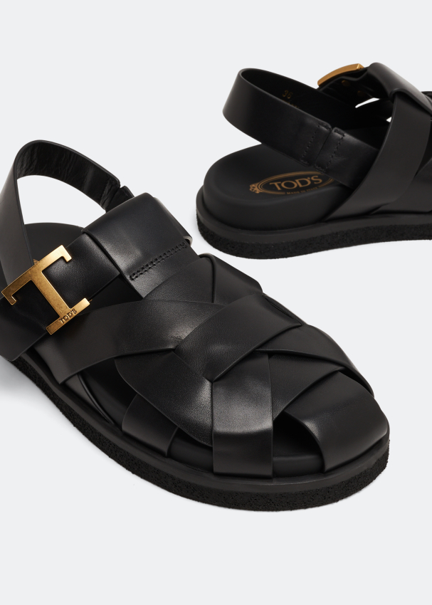 Tod's discount leather sandals