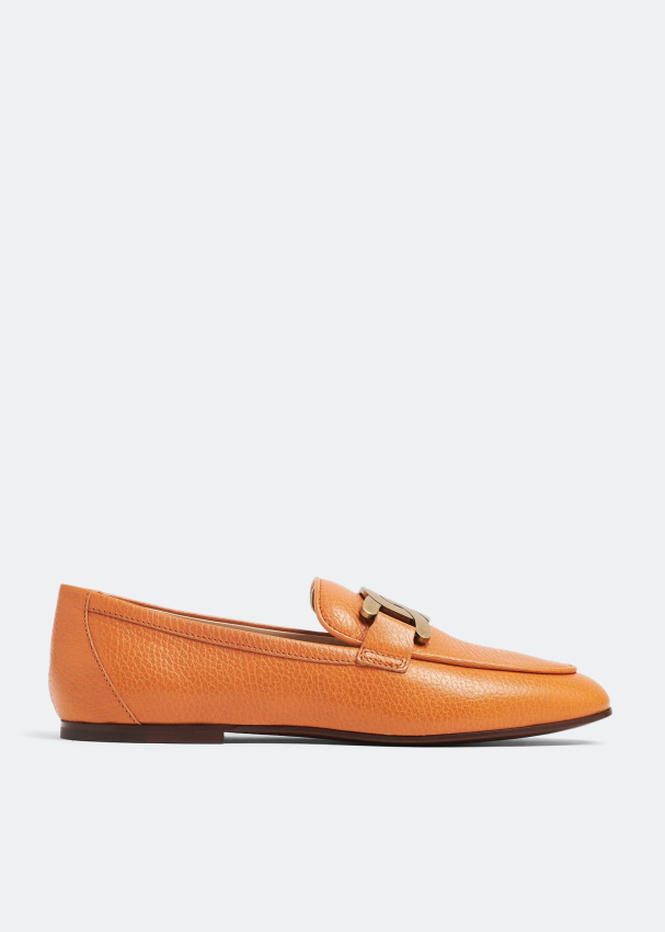 Orange tods loafers new arrivals