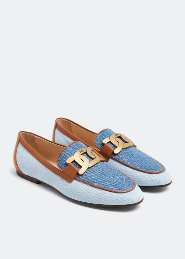 Denim loafer sale shoes