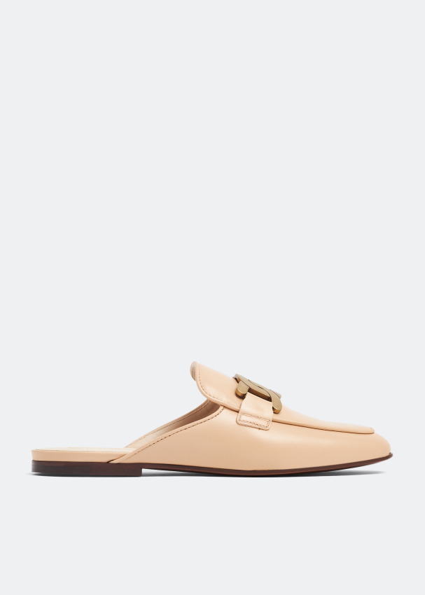 Tods leather mules on sale