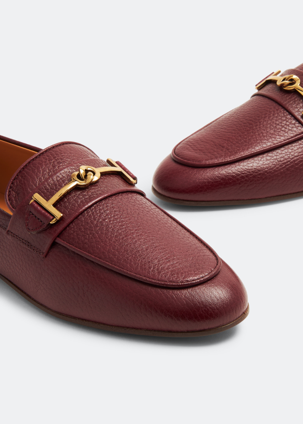 Loafers burgundy top