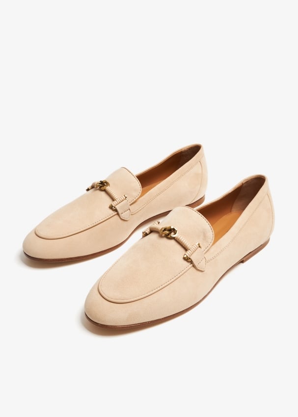 Loafers beige on sale
