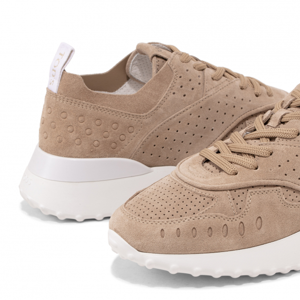 Tod s Suede sneakers for Women Beige in UAE Level Shoes