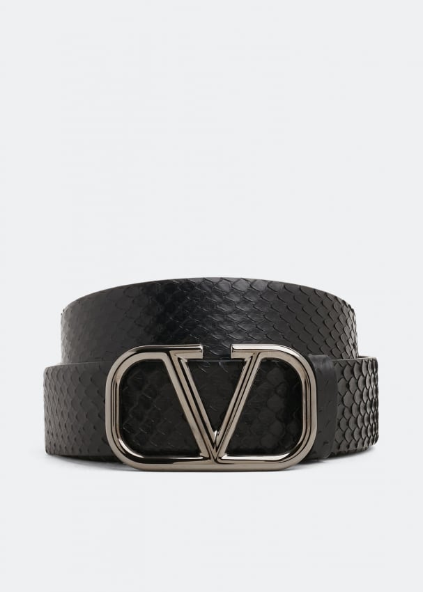 Versatile Scritto leather 35 mm Reversible Belt