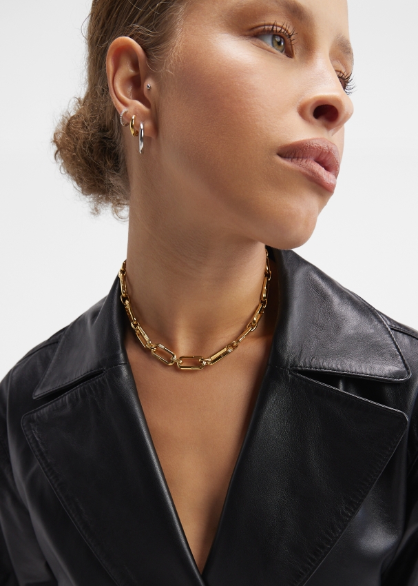 Missoma Zenya link chunky chain necklace for Women Gold in UAE Level Shoes