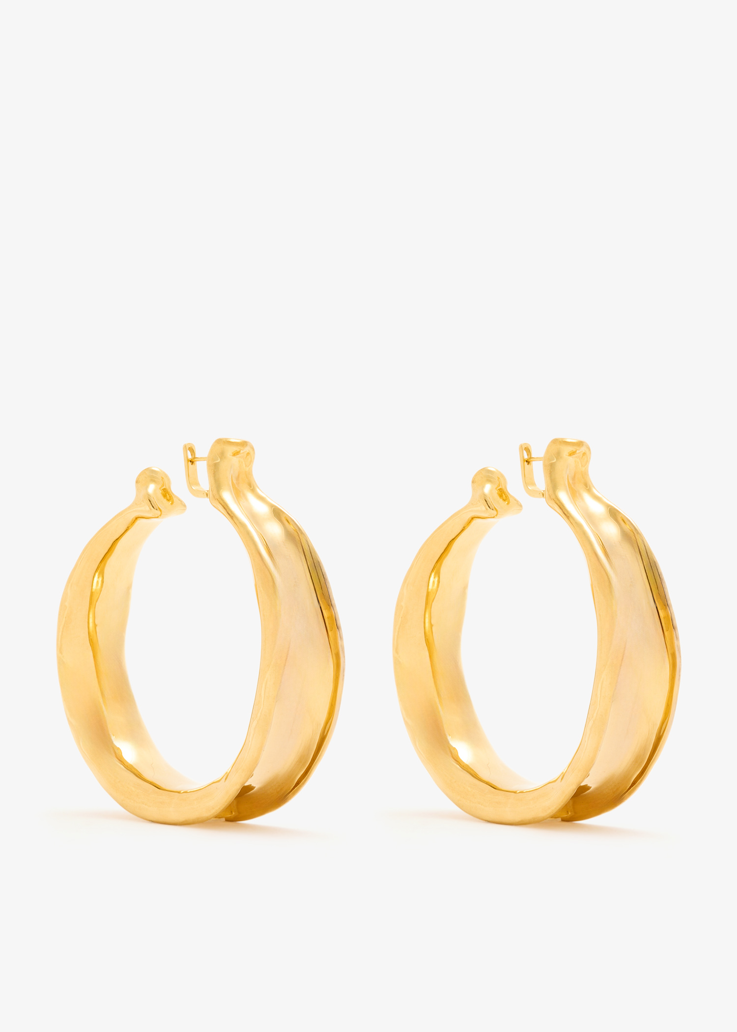 

Large Faïence hoops, Gold