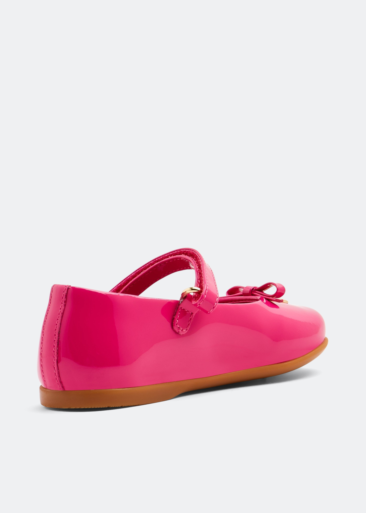 

Patent Mary Jane flats, Pink