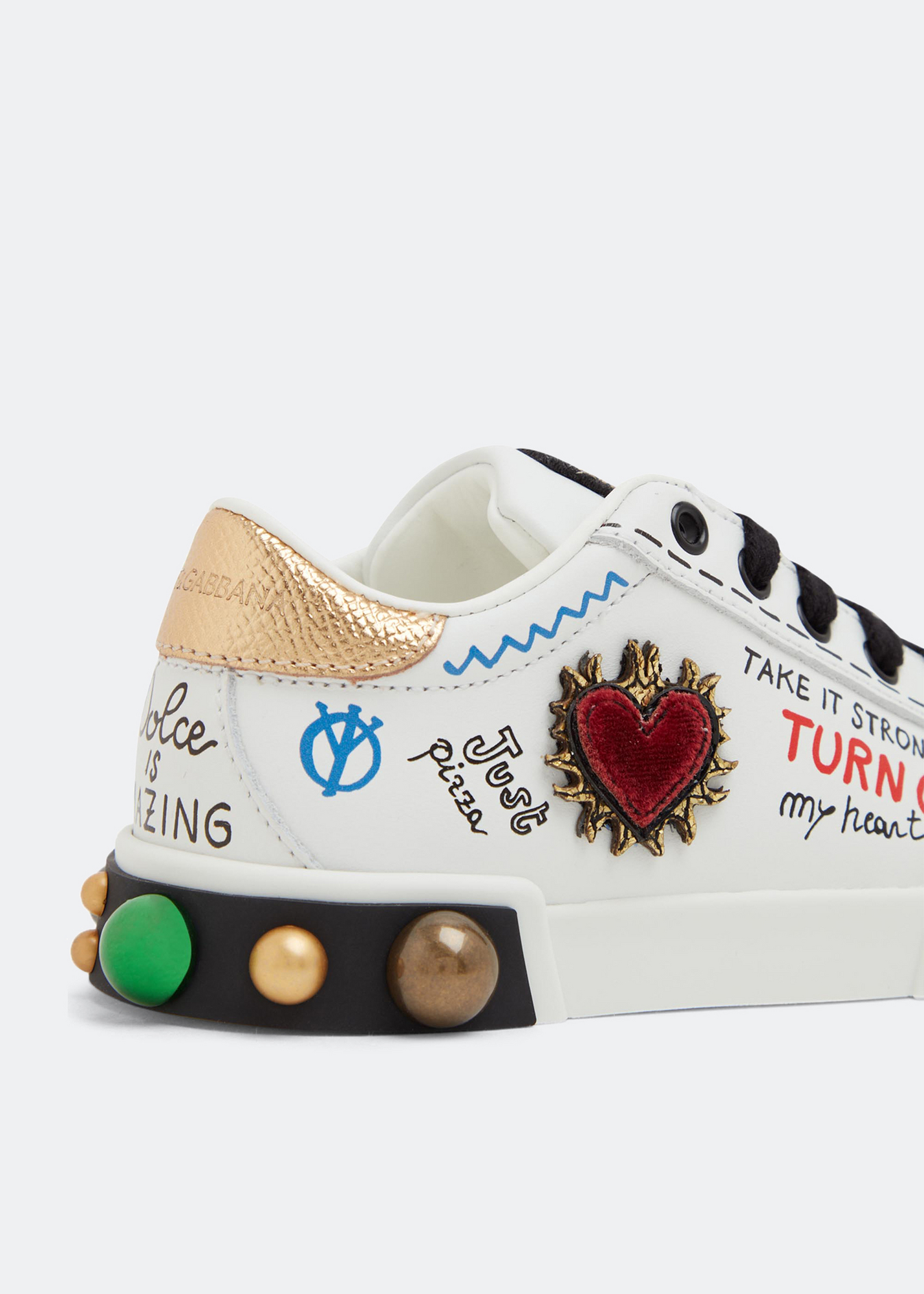 

Portofino DG King sneakers, White