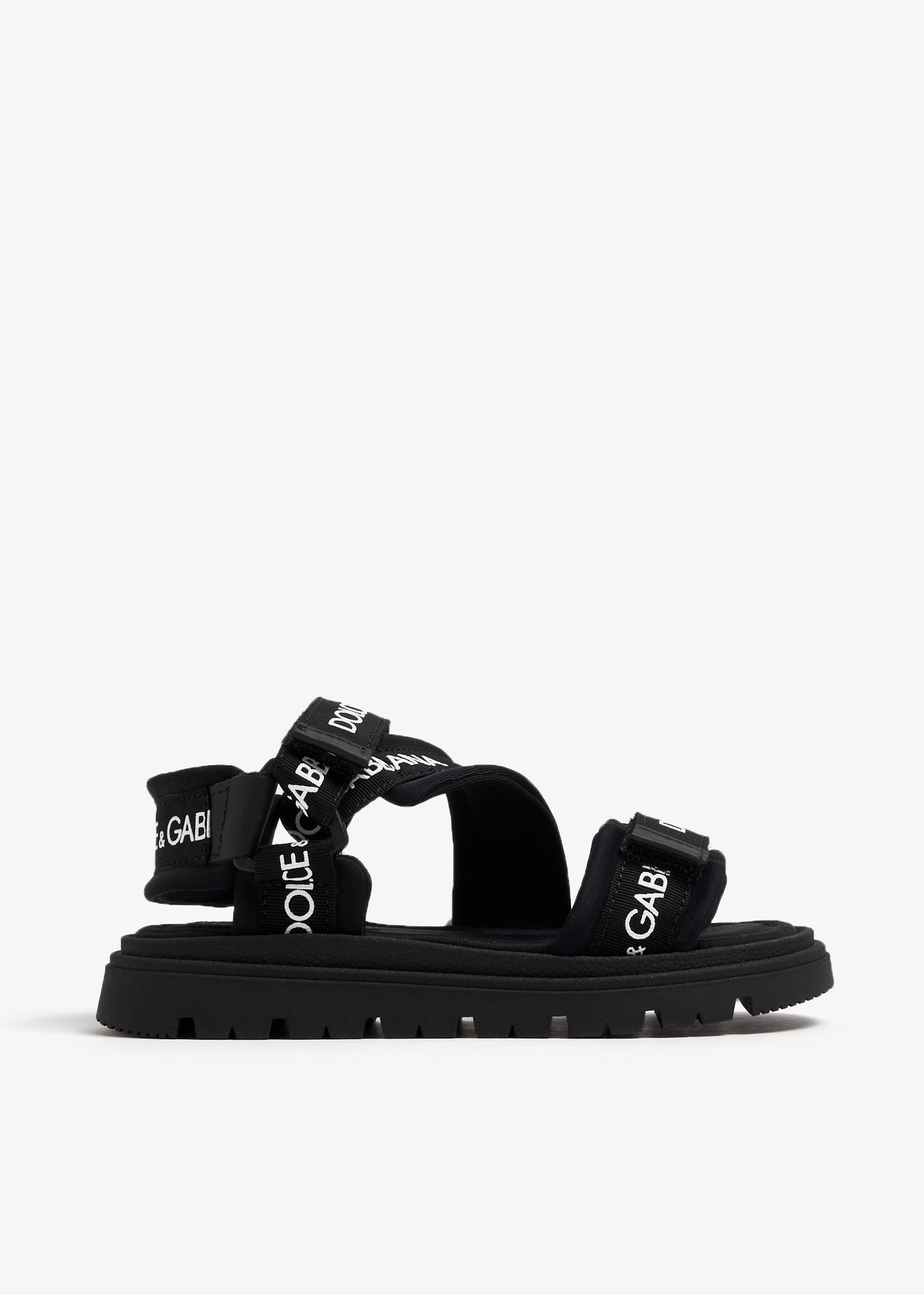 

Gros-grain sandals, Black