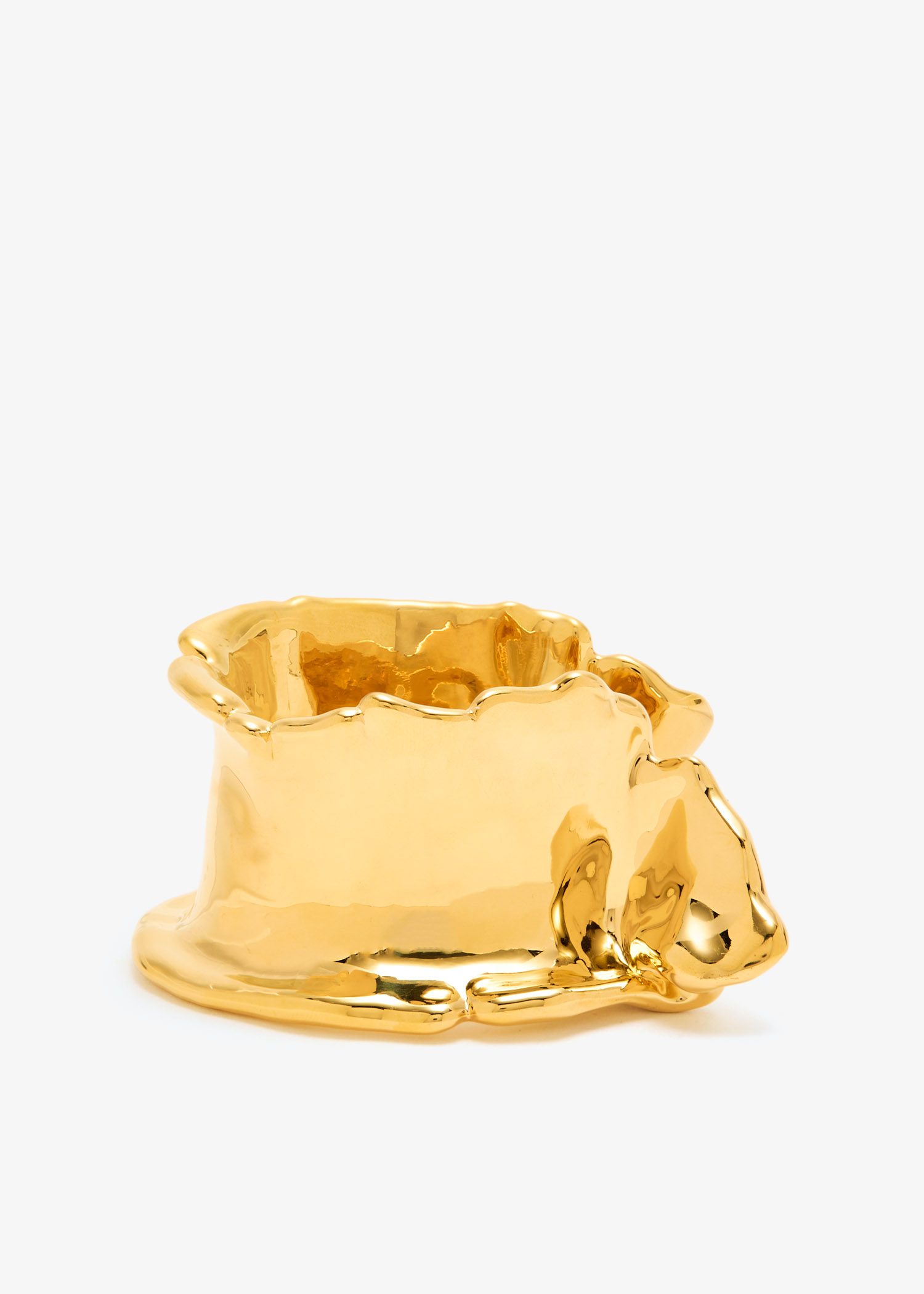 

Faïence cuff, Gold