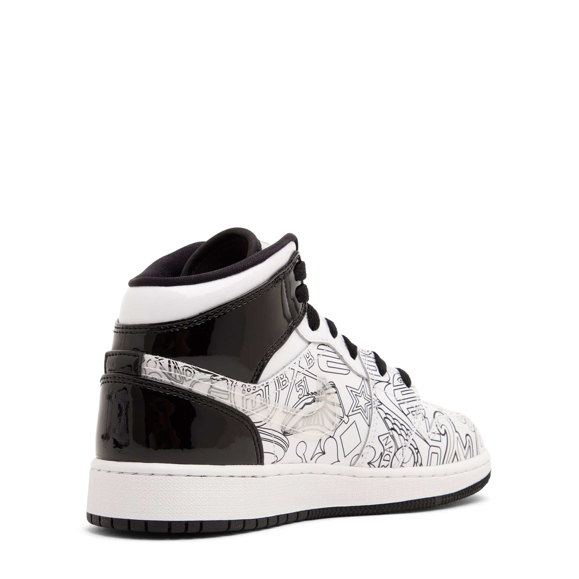 

Air Jordan 1 Mid DIY sneakers, Prints